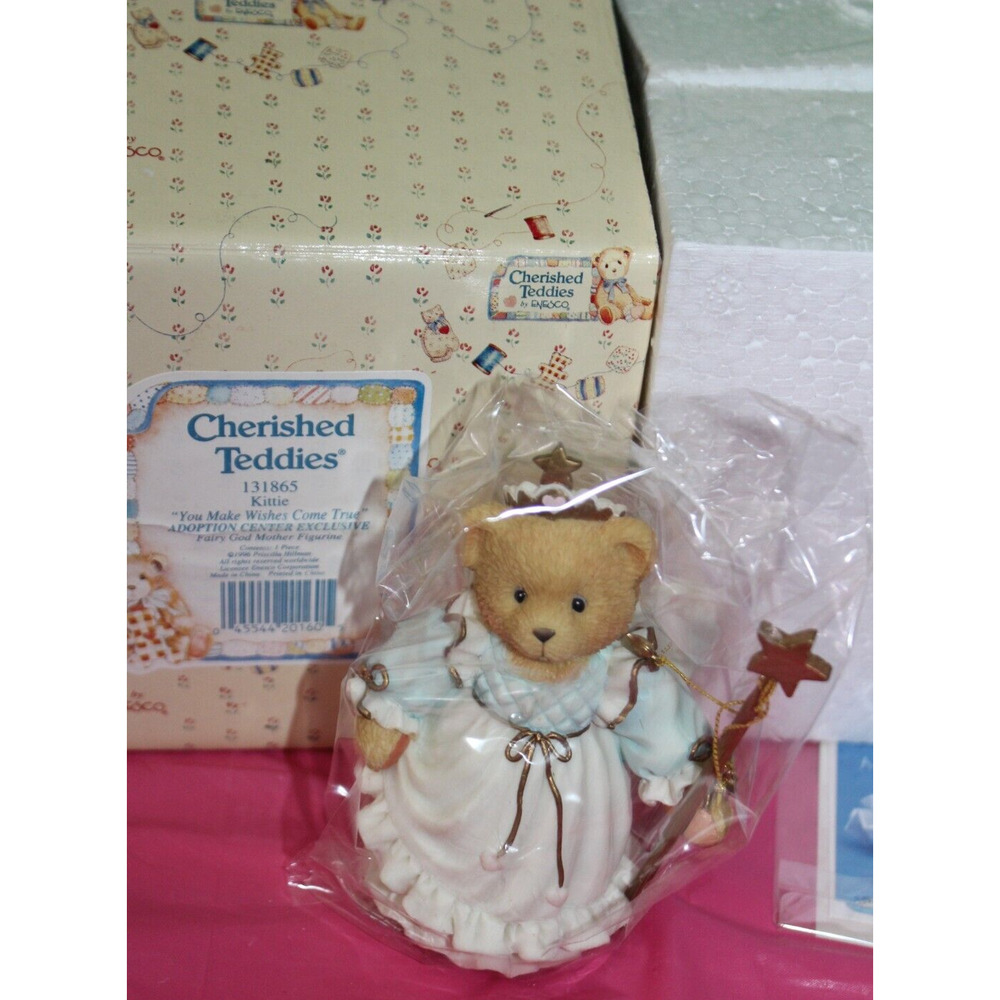Cherished Teddies Adoption Center Event Kittie You Make Wishes Come True 1996